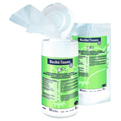 Bacillol® Tissues, Nachfüllbeutel à 100 Tücher