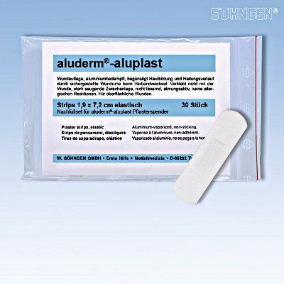 aluderm®-aluplast Nachfüllset für Pflasterspender, ca. 7,2 x 1,9 cm