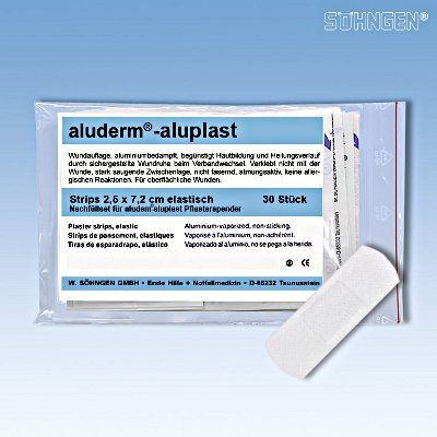 aluderm®-aluplast Nachfüllset für Pflasterspender, ca. 7,2 x 2,5 cm