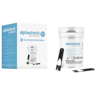 alphacheck professional Teststreifen, 50 Stück