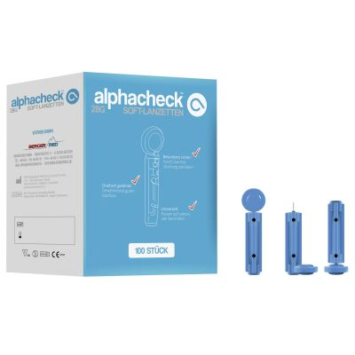 alphacheck soft Lanzetten 28G, 100 Stück